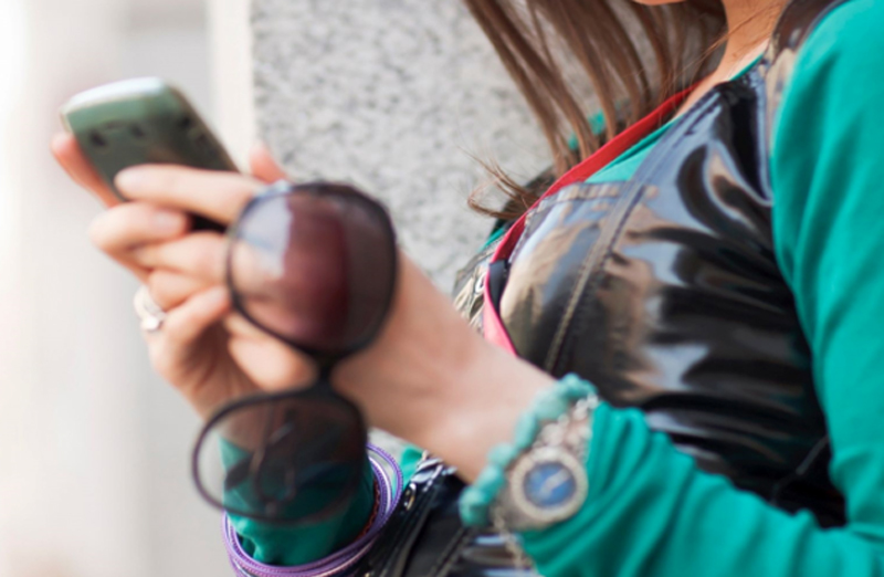 Customer acquisition costs girl on mobile phone retail economics